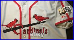 2010 Matt Holliday Game Worn Civil Rights Game Jersey! Cardinals MLB Authentic
