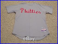 2010 TBTC 1965 Game Used Worn Phillies Jersey Road Francisco MLB Hologram