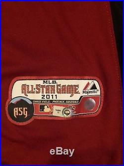 2011 Anaheim Angels Game Used/worn Al All Star Game Jersey/jordan Walton/mlb Aut