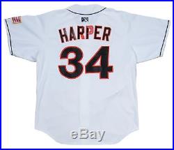2011 Bryce Harper Rookie Game Used Washington Nationals Minor League Suns Jersey
