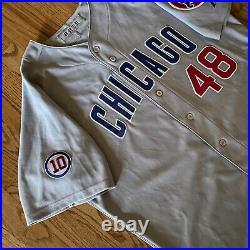 2011 Chicago Cubs Andrew Cashner Majestic team issued game worn Jersey sz 48 XL