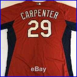 2011 Chris Carpenter St. Louis Cardinals Game Used BP Jersey