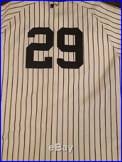 2011 New York Yankees Raphael Soriano Game Used/worn Jersey / Steiner + Mlb Auth