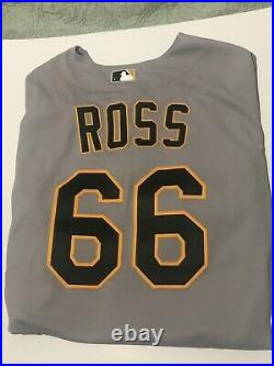 2011 Oakland Athletics Tyson Ross #66 Game Used Grey Jersey MLB Authentication