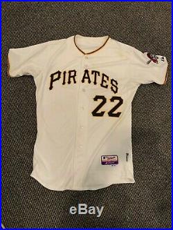 2012 Andrew Mccutchen Pittsburgh Pirates Game Used Jersey Mlb Auth Ek235459