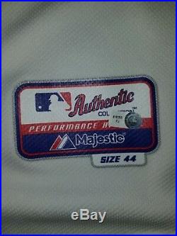 2012 Game Issued Majestic St Louis Cardinals Alex Cora Jersey Size 44 WS Patch