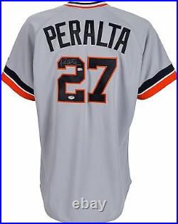 2012 Jhonny Peralta, Detroit Tigers, Game Worn Uniform, Jersey & Pants, PSA, MLB