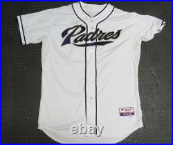 2012 John Baker San Diego Padres Game Used Worn MLB Baseball Jersey! Good Usage