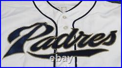 2012 John Baker San Diego Padres Game Used Worn MLB Baseball Jersey! Good Usage