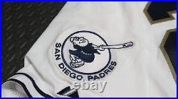 2012 John Baker San Diego Padres Game Used Worn MLB Baseball Jersey! Good Usage