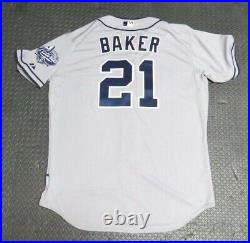 2012 John Baker San Diego Padres Game Used Worn MLB Baseball Jersey! Rare Style