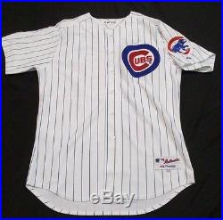 2012 Starlin Castro Game Worn Autographed Chicago Cubs Home White Jersey Set #2