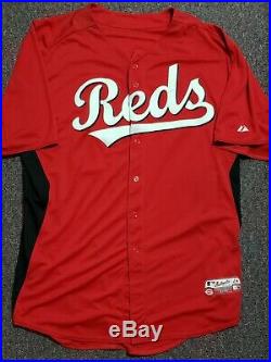 2013 Cincinnati Reds Joey Votto Signed Game Used Jersey AUTO Sz 52 MLB COA