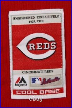 2013 Eric Davis Game Worn and Signed Cincinnati Reds Spring Training Jersey