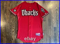 2013 Majestic Cool Base ARIZONA DIAMONDBACKS Team Issued Game Jersey Size 42