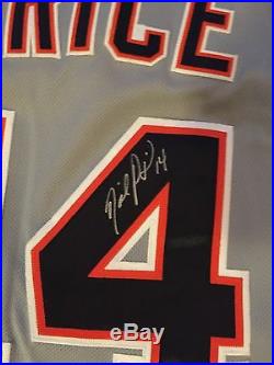 2014 Game Used Autographed David Price Tigers Post Season Jersey! (MLB AUTH)