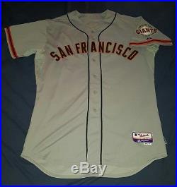2014 Michael Morse #38 Game Used Road San Francisco Giants Jersey with MLB COA