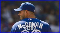 2014 Toronto Blue Jays Game Worn Used Dustin McGowan MLB Baseball Jersey Set 1