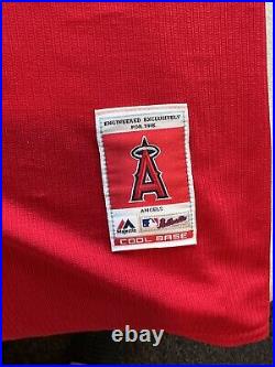 2014 mike trout game worn jersey photo matched grand slam spring training