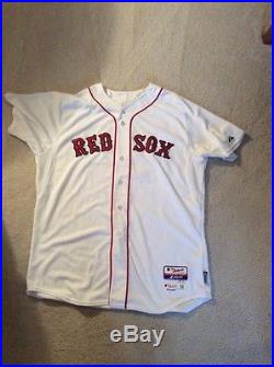 2015 Authentic Game Worn Boston Red Sox Jackie Robinson Jersey size 50