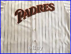 2015 Game Used MATT KEMP Padres Throwback Jersey Photo Matched MLB Authenticated