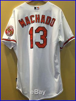 2015 Game Used Manny Machado Jersey Worn 9/30/15 COA MLB Authenticated Orioles