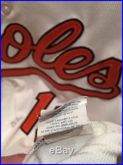 2015 Game Used Manny Machado Jersey Worn 9/30/15 COA MLB Authenticated Orioles