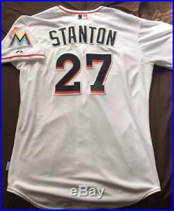 2015 Giancarlo Stanton Game Used Jersey Miami Marlins $$$$