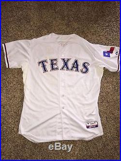 2015 Josh Hamilton Game Used Worn Texas Rangers Jersey MLB Authenticated