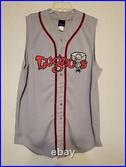 2015 Lansing Lugnuts Midwest Minor League Baseball Game Used Road Jersey #38