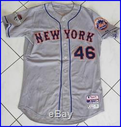 2015 Nlcs Game 4 (nl Clincher) Tyler Clippard Mets Game Used Worn Road Jersey