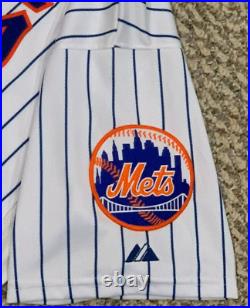 2015 POST SEASON LANGILL size 46 New York Mets game jersey issued home MLB