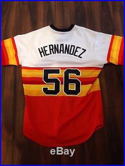 2015 Roberto Hernandez Houston Astros Game Used & Worn TBTC Rainbow Jersey MLB H