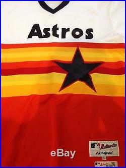 2015 Roberto Hernandez Houston Astros Game Used & Worn TBTC Rainbow Jersey MLB H
