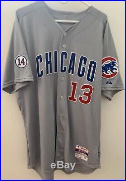 2015 Starlin Castro Chicago Cubs Team Issued Jersey MLB Authenticated #13