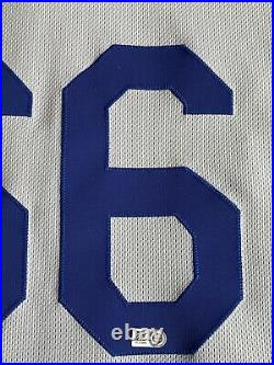 2015 Team Issued Away Jersey YASIEL PUIG Los Angeles DODGERS