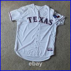 2015 Texas Rangers Prince Fielder #84 Game Issued White Jersey