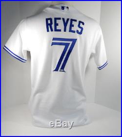 2015 Toronto Blue Jays Jose Reyes #7 Game Issued White Jersey BLU1162