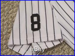 2015 Yankees Game Used Jersey Home Pinstripe Martin SZ 48 Steiner MLB Hologram