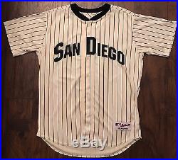 2016 ALEX DICKERSON SAN DIEGO PADRES MAJESTIC PCL GAME USED WORN JERSEY with PANTS