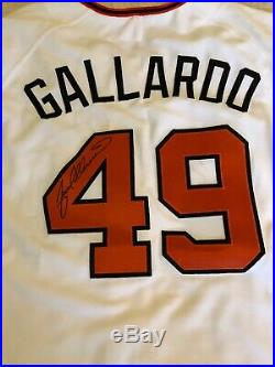 2016 Baltimore Orioles Yovani Gallardo Signed Game Worn Jersey