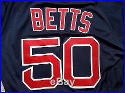 2016 Boston Red Sox Game Worn Markus Mookie Betts Game Used Jersey Best Season