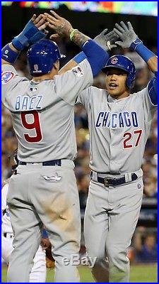 2016 Chicago Cubs Javier Baez Game Used Jersey NLCS Game 4 & 5 NLCS MVP MLB COA