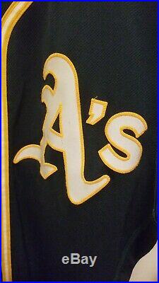 2016 Game Worn Oakland A's Coco Crisp Jersey Walk Off Hit Photomatch Size 44