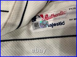 2016 Griffin Benedict San Diego Padres TBTC Game Used Worn MLB Baseball Jersey