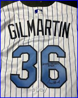 2016 NY Mets Sean Gilmartin Field Jersey Happy Fathers Day Signed Autographed