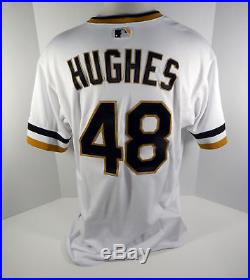 2016 Pittsburgh Pirates Jared Hughes #48 Game Used White 1971 Uniform Jersey