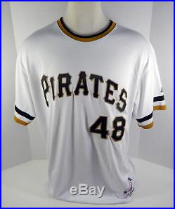 2016 Pittsburgh Pirates Jared Hughes #48 Game Used White 1971 Uniform Jersey