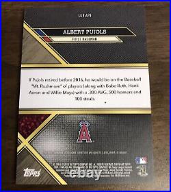2016 Topps Triple Threads 5/9 #5 Jersey # Albert Pujols Game Used Jersey Patch