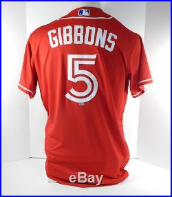 2016 Toronto Blue Jays John Gibbons #5 Game Issued Red Jersey BLU1105